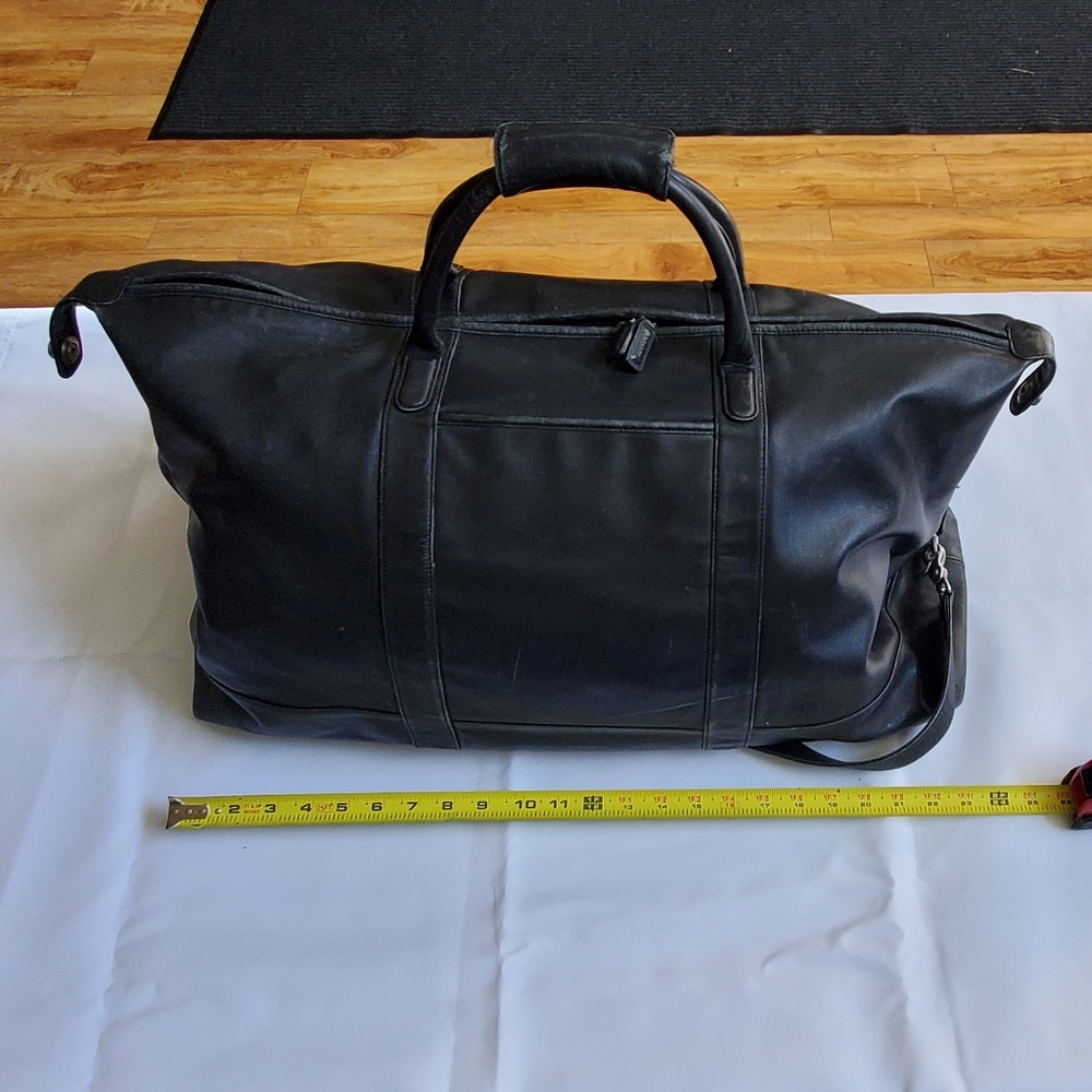 Vintage Coach Large Leather Duffel Bag